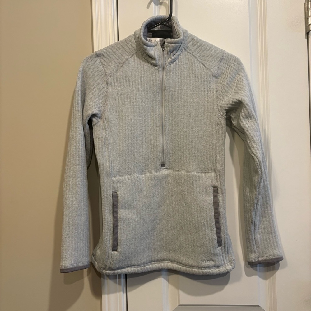 Patagonia Women's Better Sweater 1/4-Zip Fleece Pullover Gray Size XS